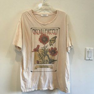 Daydreamer for Free People Grow Freely double-sided graphic tee, size XL